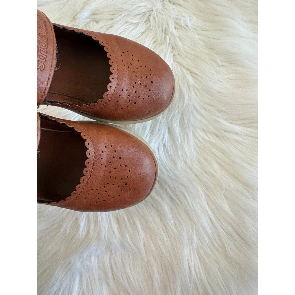 Stride Rite brown leather Mary Jane shoes‎ size 10